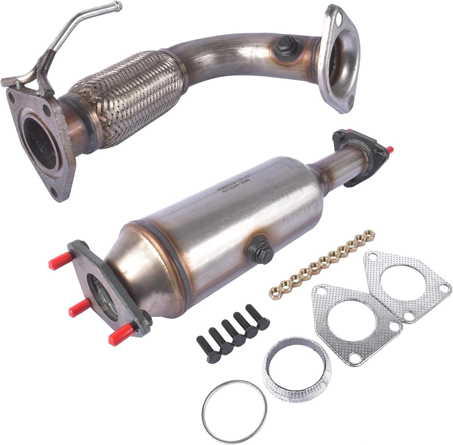 Front Flex Pipe & Catalytic Converter 16299 52349 Replacement for Honda Accord 2.4L 2003 2004 2005 2006 2007 AKWH