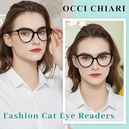 Miniatura 2 de OCCI CHIARI Gafas de lectura de ojo de gato para mujer, a la moda, para lectores, 1.0, 1.25, 1.5, 1.75, 2.0, 2.25, 2.50, 2.75, 3.0, 3.5