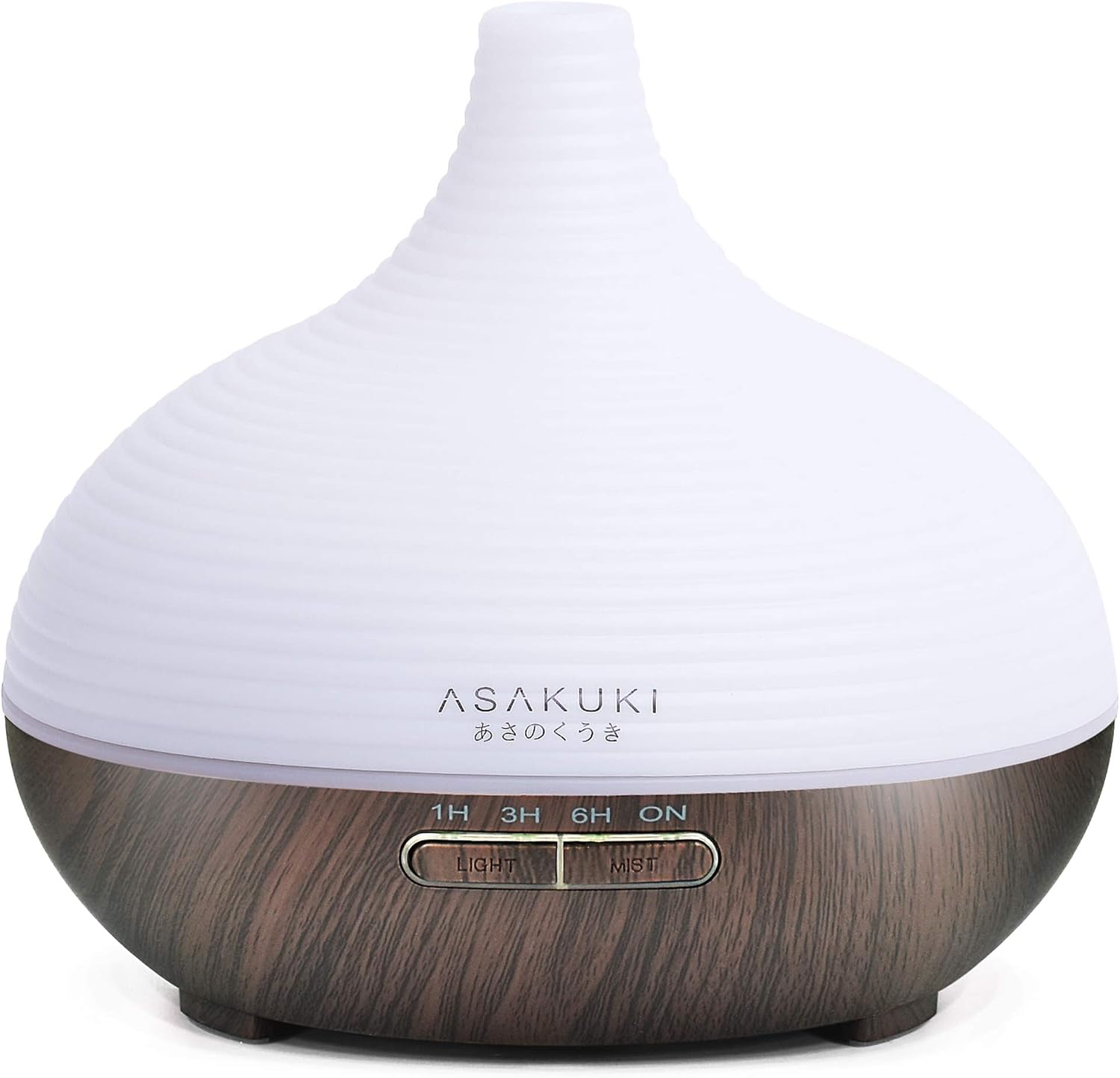 ASAKUKI 300ml Premium, Essential Oil Diffuser, 5 in 1 Ultrasonic Aromatherapy Fragrant Oil Humidifier Vaporizer, Timer and Auto-Off Safety Switch