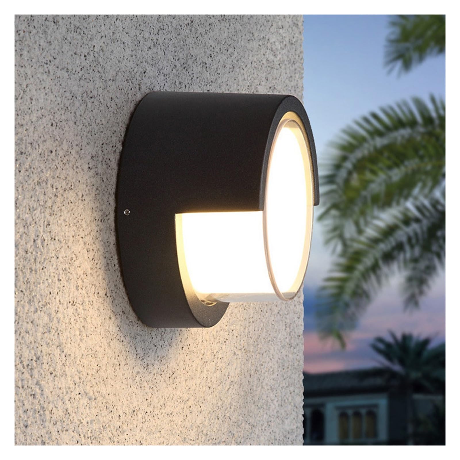 Lampe murale LED étanche au design épuré pour une architecture extérieure contemporaine - 3