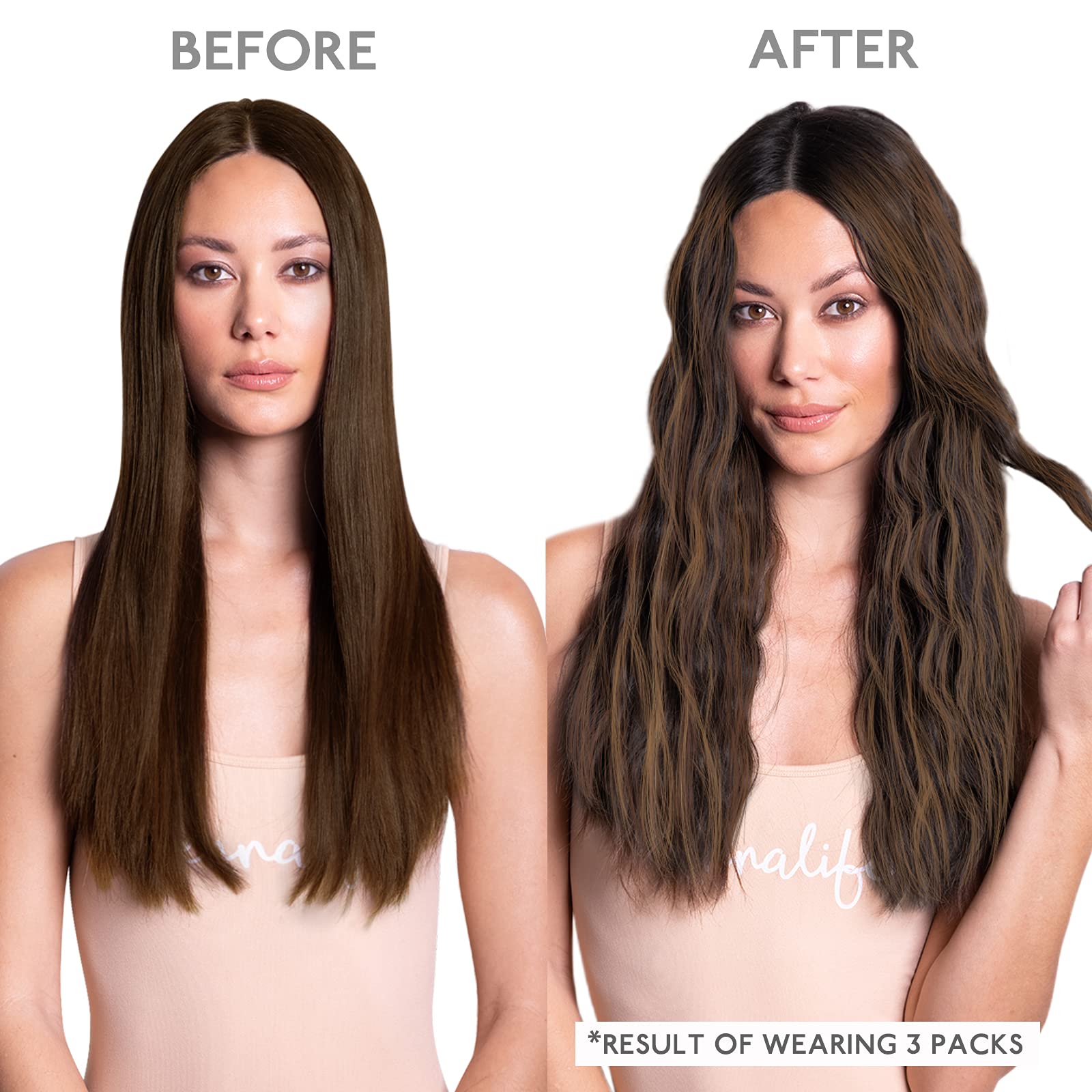 WENNALIFE Extension Adhesive Cheveux Naturel, 20pcs 35cm 50g Balayage Marron Foncé Mixte Marron Châtaigne Extension Cheveux Naturel Adhésif Colored Remy Tape in Hair Extensions - 5