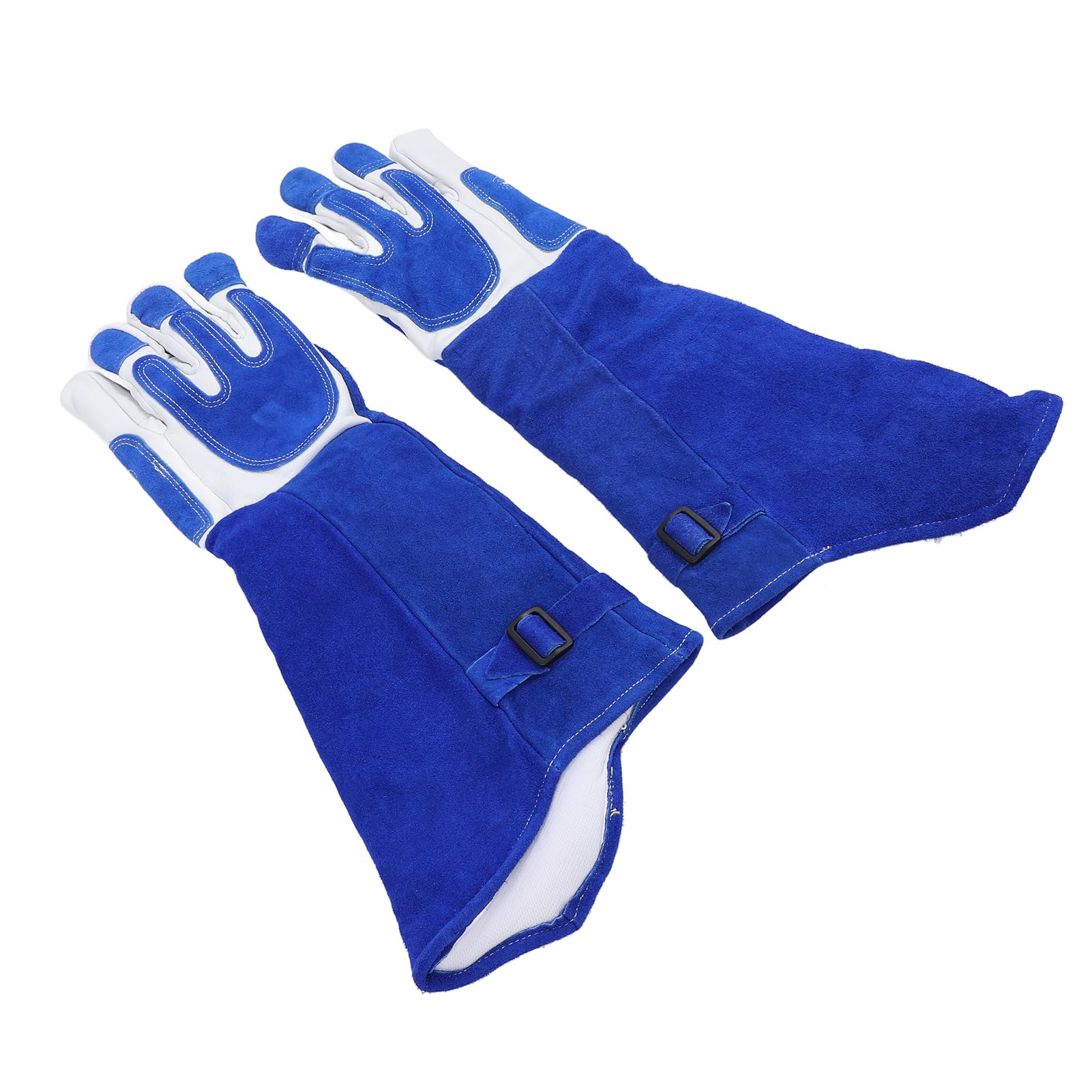 Gants de Manipulation d'Animaux Épais et Allongés, Gants Protecteurs Isolés Anti - rayures et Résistants aux Morsures, pour Falconnerie, Soins Vétérinaires et Travaux