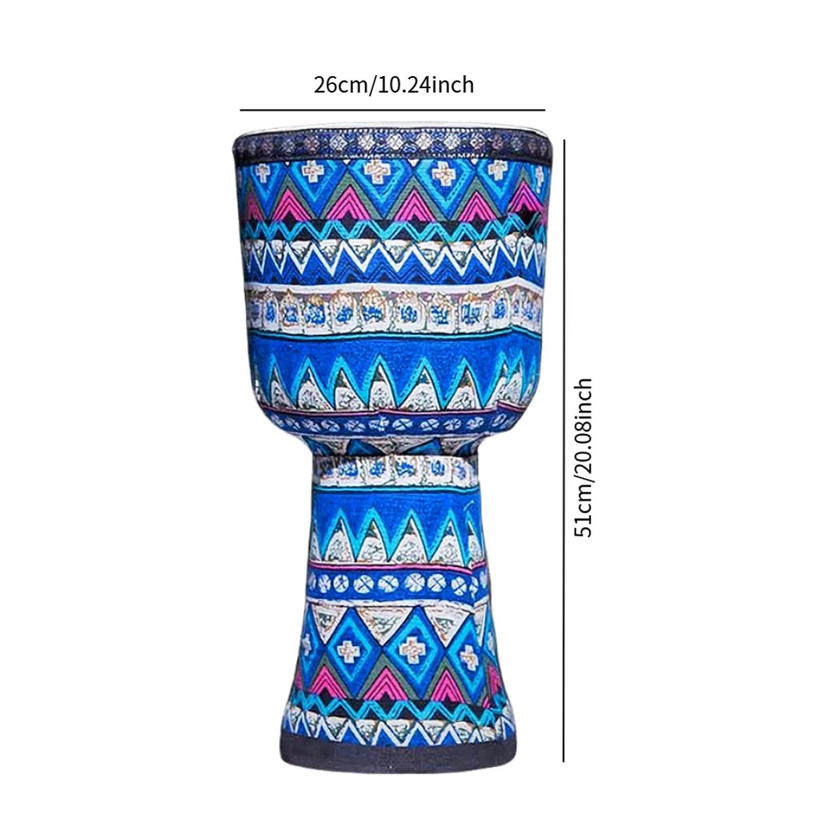 Afrikanische Handtrommel für Anfänger & Kinder, 51 cm (20,1 Zoll) PVC, mit Schultergurt, Musikinstrument für Schule & Zuhause