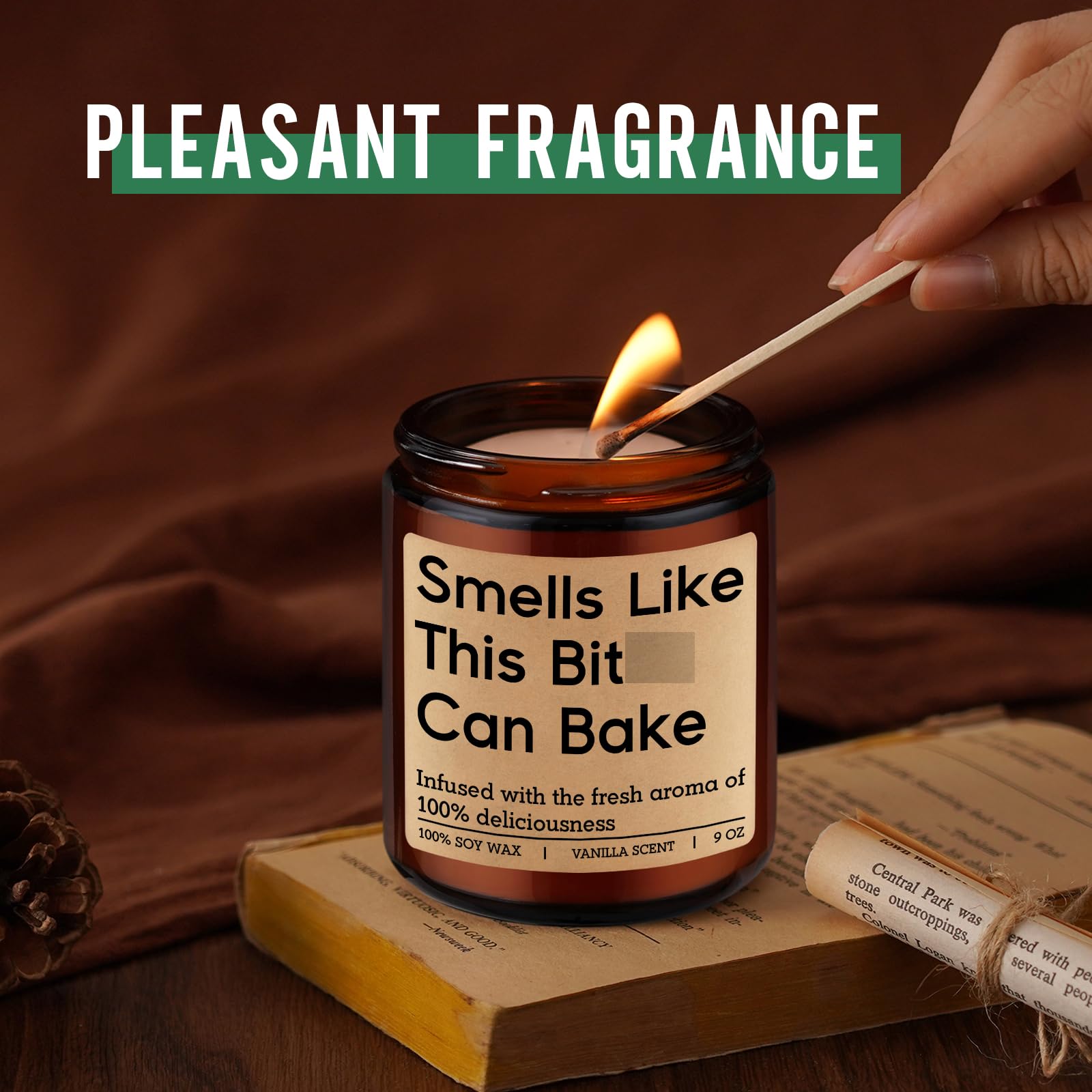 GSPY Candle, Gifts for Bakers, Baking Gifts for Women, Men - Funny Mothers Day Bake Present for Baking Lovers, Bread Bakers, Pastry Chef - Sourdough, Birthday Ideas for Friend, Culinary Student, Woman