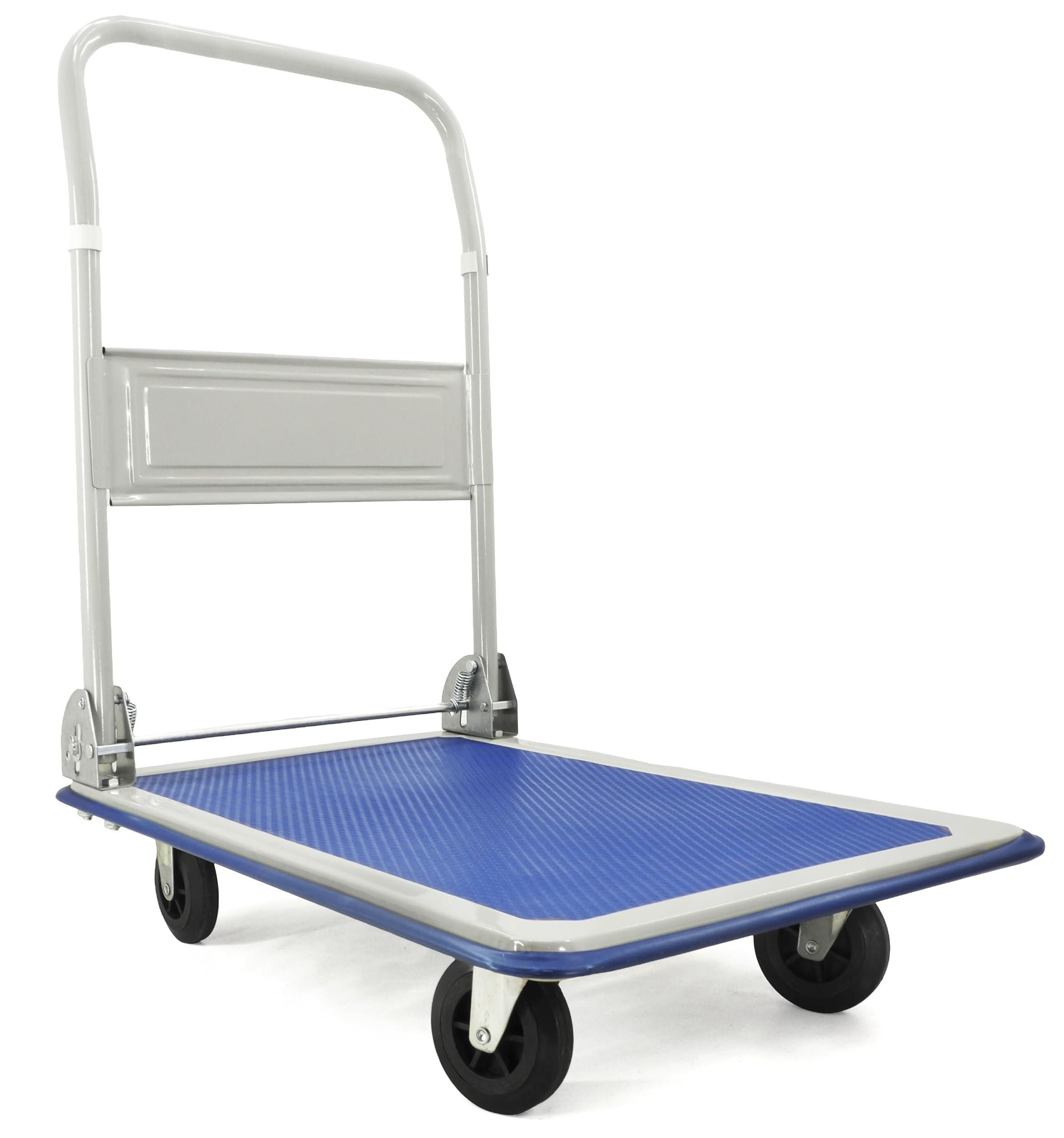 Plattformwagen Transportwagen Transportroller Rollwagen Klappbar 150kg/300kg Faltbar Handwagen Schwerlast Lagerwagen Metall mit 4 Rollen (150 kg)