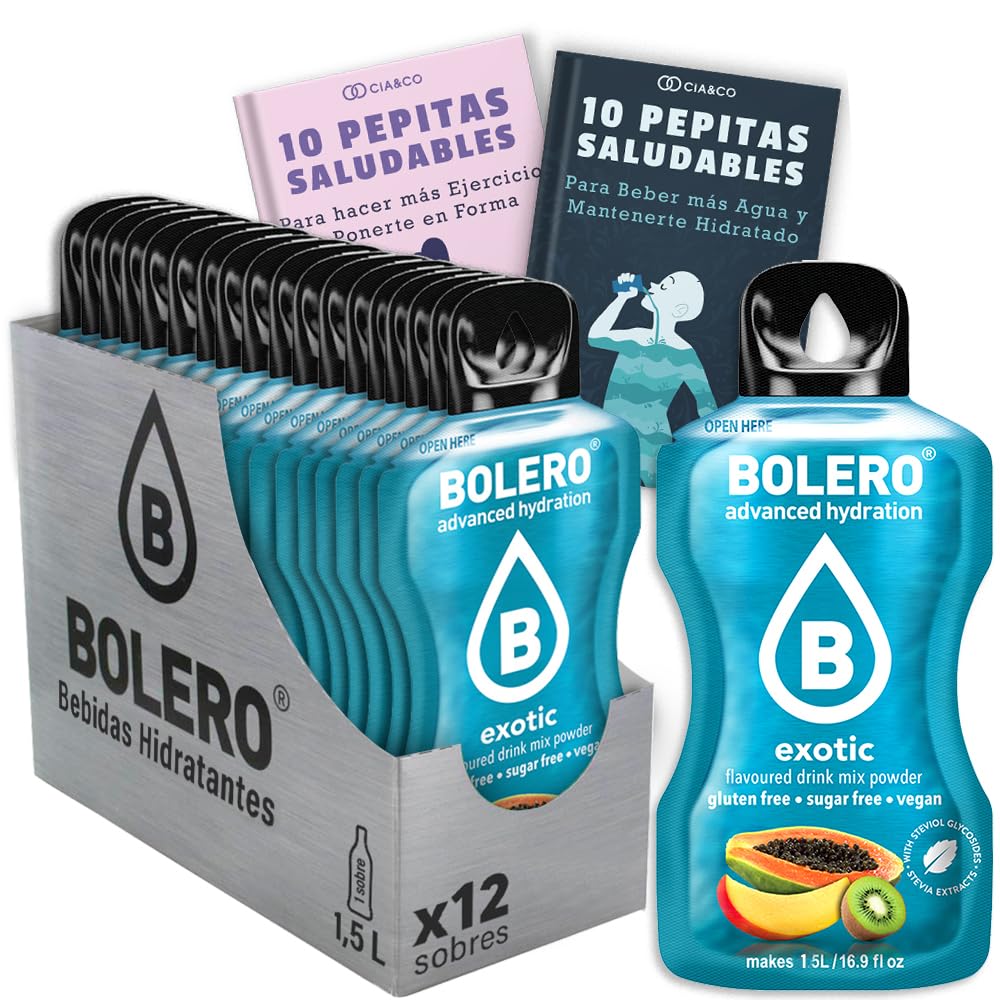 24 x Bebida Bolero COLA Hidratante Sin Azucar (24x9 grs) + 30 Pepitas Saludables para una vida más sana by Cia&Co — view 201