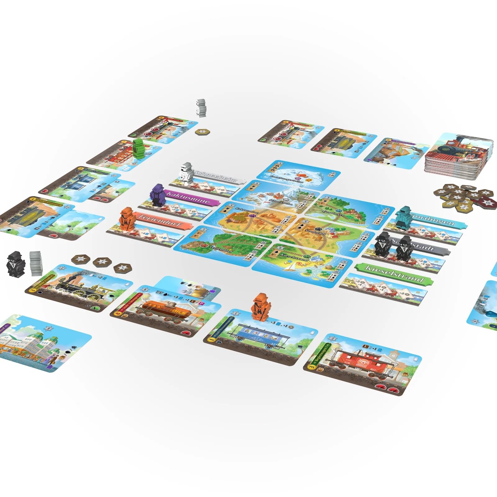 Board Game Circus Island Express Deluxe, Weiß - Image 2