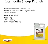 Vista 3 de Durvet Ivermectin Sheep Drench