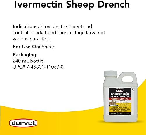 Vista 3 de Durvet Ivermectin Sheep Drench
