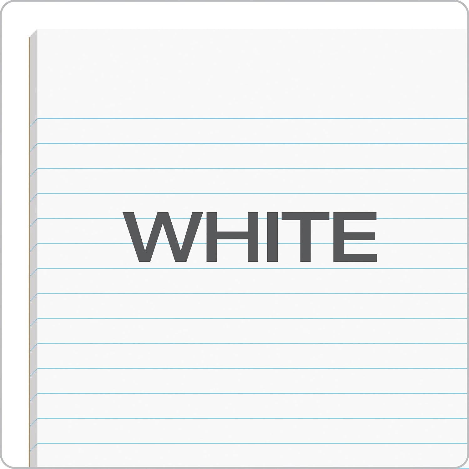 Ampad Glue-Top Writing Pad, 8-1/2" x 11", Legal Rule, 50 Sheets, 12 Pack (21-762)