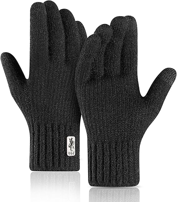 Amazon Caseeto メンズ 手袋 ニットグローブ 男性用 厚手 自転車てぶくろ 男の子 通勤通学 タッチパネル可能 スポーツ手袋 運動 ランニング ジョギング サイクリング フィット感 滑り止め 手袋 男性プレゼント 手袋 通販