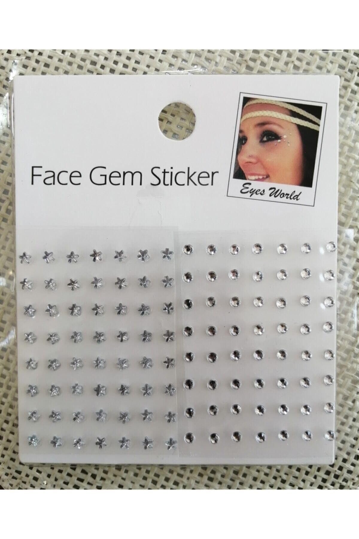 Hb Tasarım Vücut Ve Yüz Taşı Stickers 100 Adet