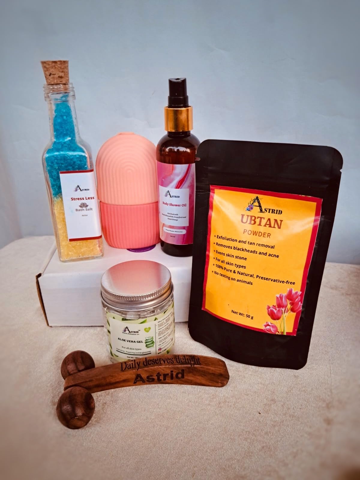 Pamper time spa hamper by Astrid, 6 in one gift set, Face and Body Care Box, Bath and Body Care, Wellness Spa hamper, Gift for him and her, Festival gifting, Diwali Hamper-image-15