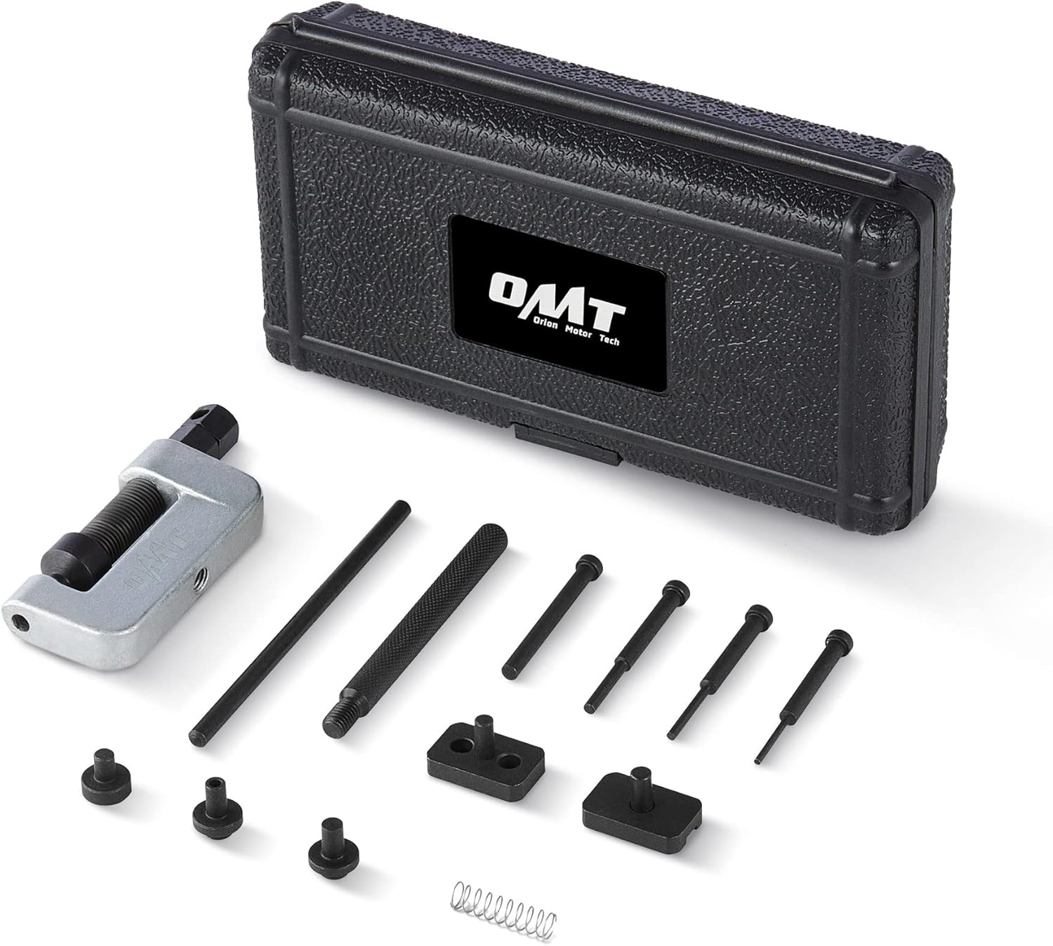 OMT Chain Breaker, 19pc Motorcycle Chain Tool with C Frame