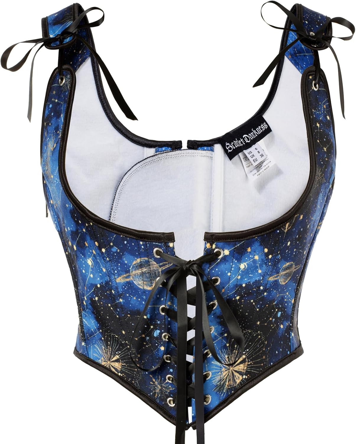 Top 6 Damenkorsette: Stil und Komfort für jeden Anlass 12 SCARLET DARKNESS Renaissance Unterbrust