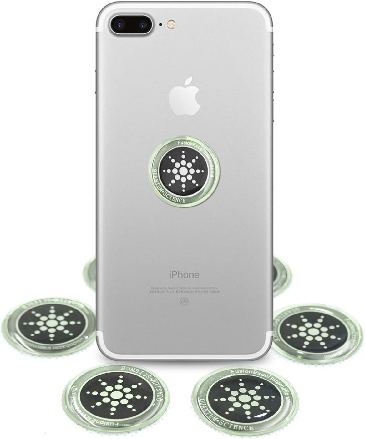 Anti Radiation Protector Shield Sticker, EMR Protection Blocker, EMF Neutralizer Patch Energy Saver Scalar Ion for All Mobile Phones, iPad iPod, Macbook, Computer, Laptop (sliver 6pcs)