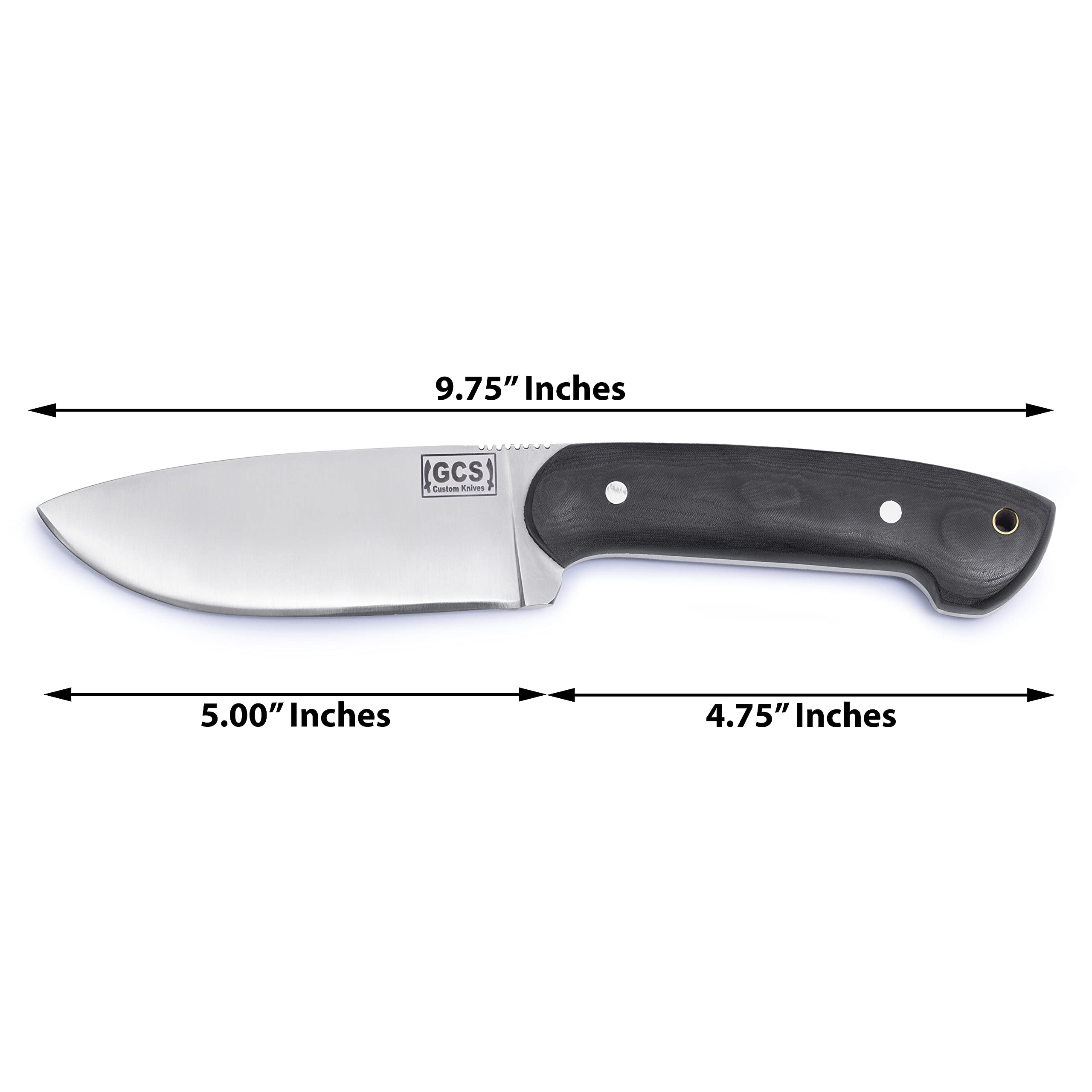 GCS Handmade Micarta Handle D2 Tool Steel Tactical knife Hunting Knife