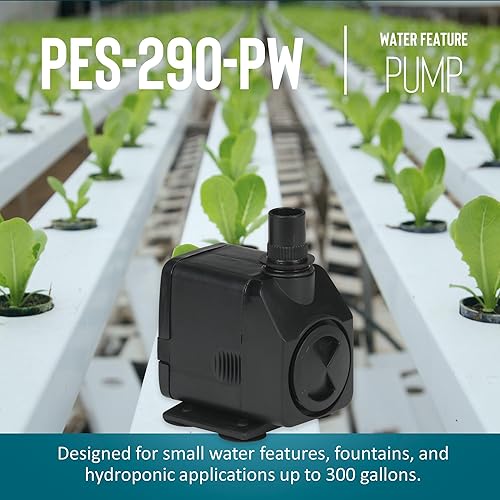 Miniatura 6 de Little Giant PES-290-PW 115 voltios, 300 GPH bomba de accionamiento magnéticoestanque con cable de 6 pies, negro, 566717
