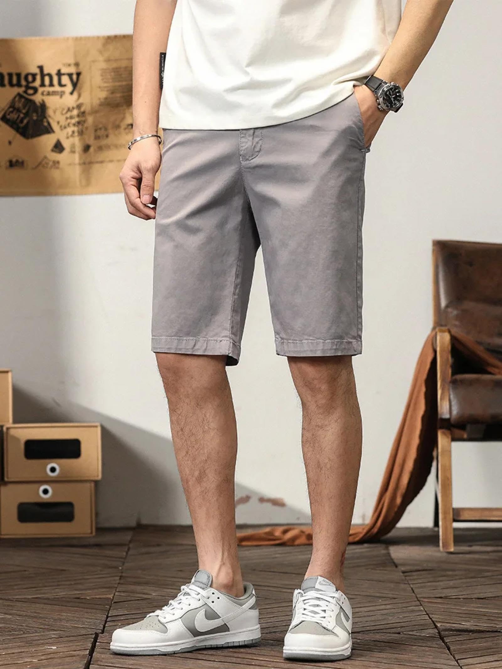 Pantaloncini Uomo Cargo Tasche Activewear All'aperto Corsa Casual Estate Uomini Shorts Cotone Sottile