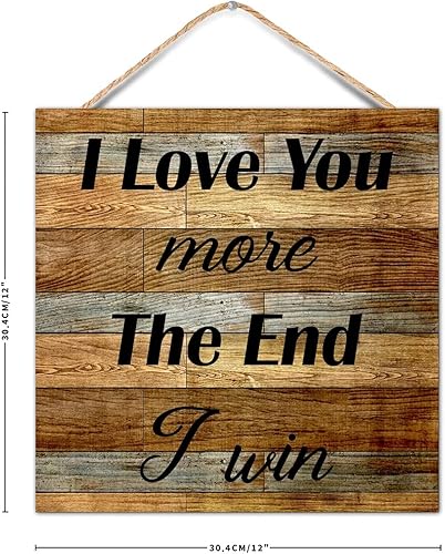 Vista 33 de Durx-litecrete ra de Campo para parejas, con tema de Aniversario con Texto en I Fucking Love You Love, arte para colgar en la pared, placa