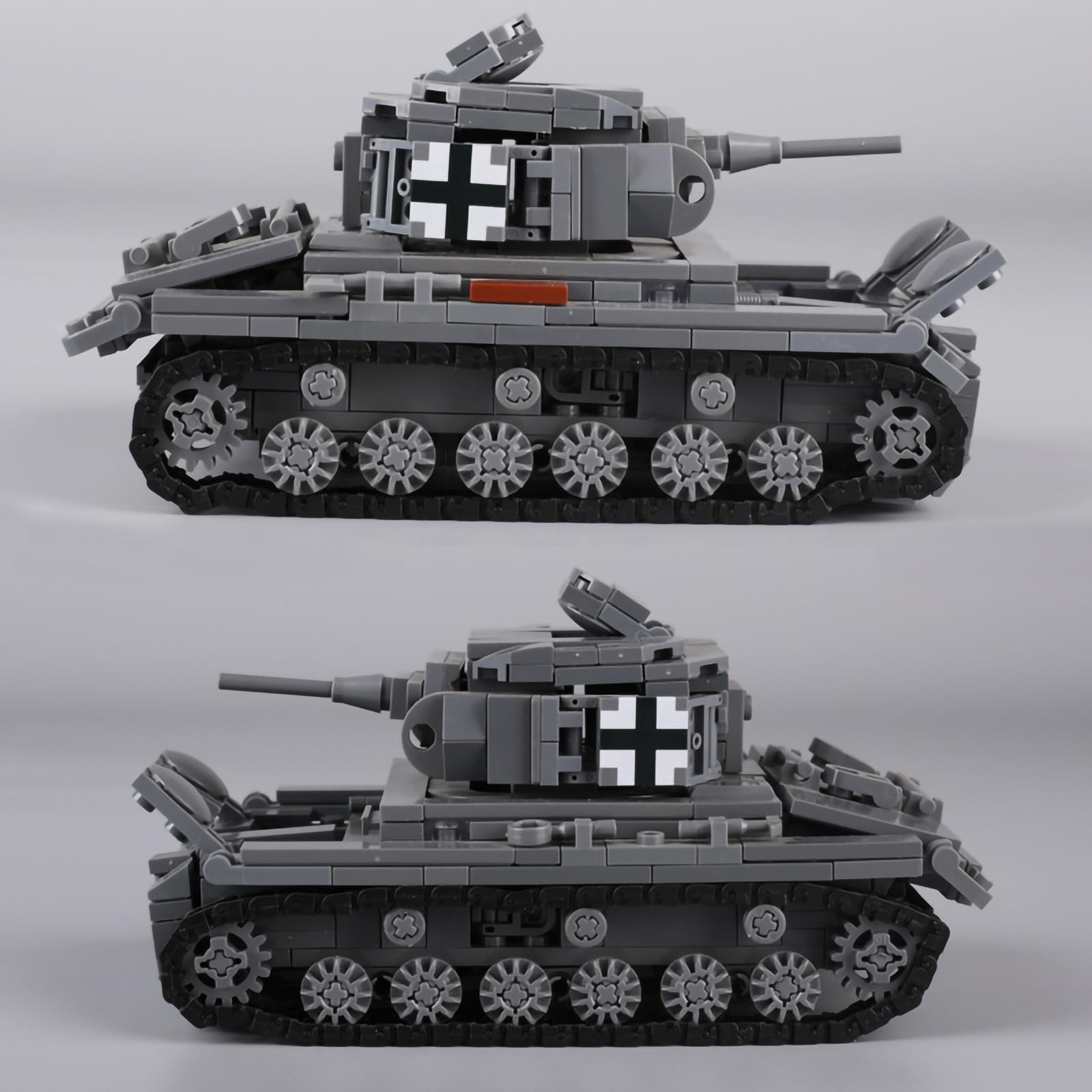 Set De Construction Panzerkampfwagen IV, 985 Pièces, Compatible Lego, Thème WWII