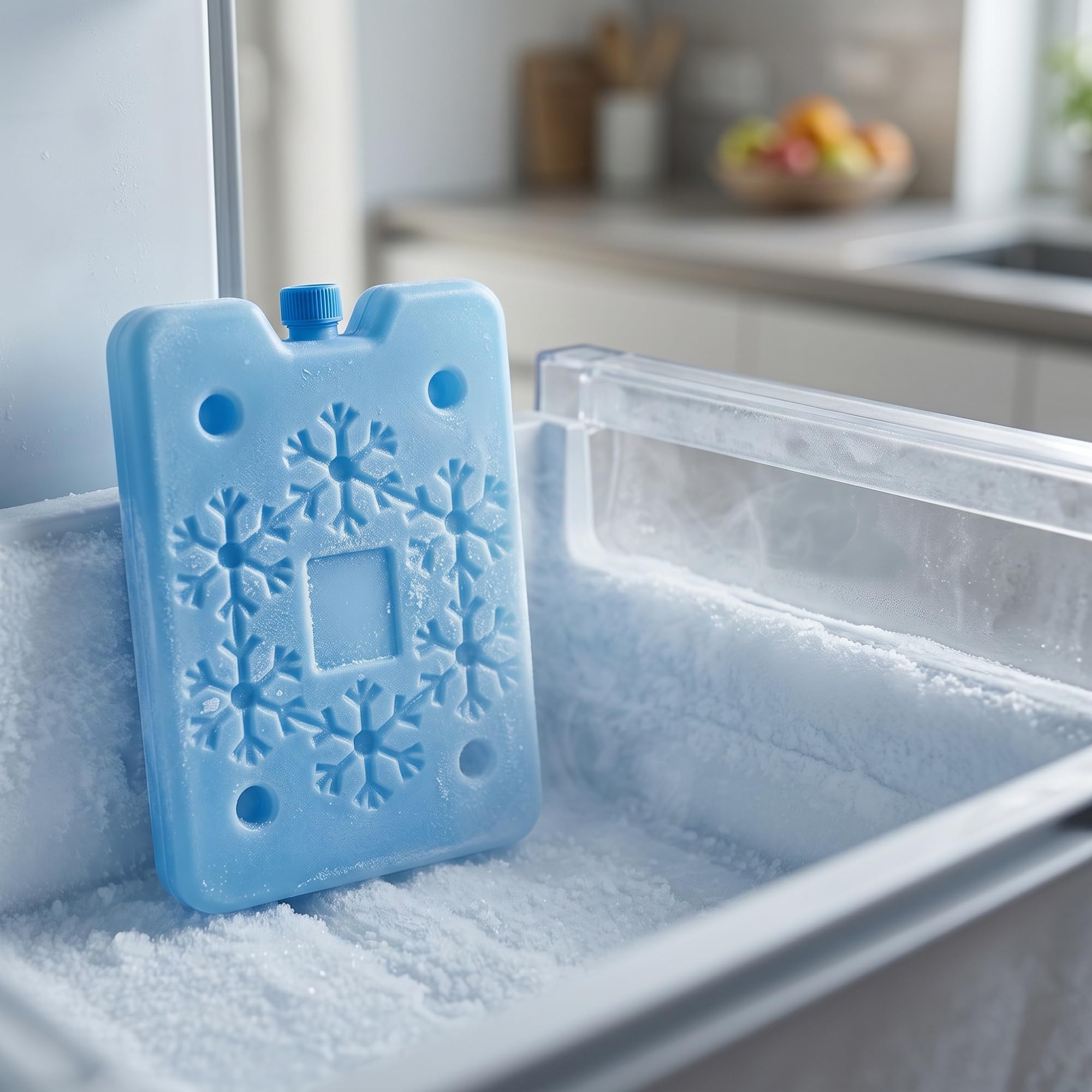 12 sztuk wkładów chłodzących 200 ml, 16 x 11 x 1,5 cm elementy chłodzące z HDPE w kolorze niebieskim, wielokrotnego użytku do torby termicznej i lunchboxu