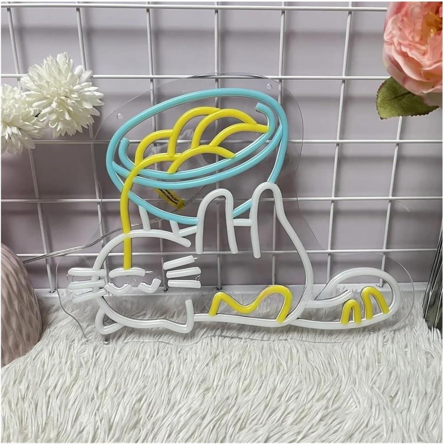 Neon Light Decoration Ramen Noodles for neon Sign Dimmable Bowl 29cm×38cm image 3