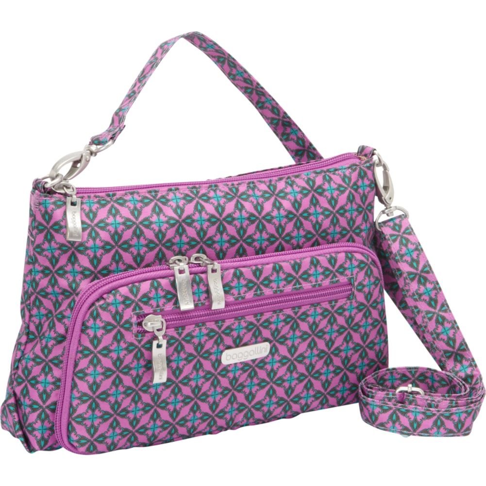 Baggallini Everyday Crossbody Bagg Fl Lilac One Size Desertcart