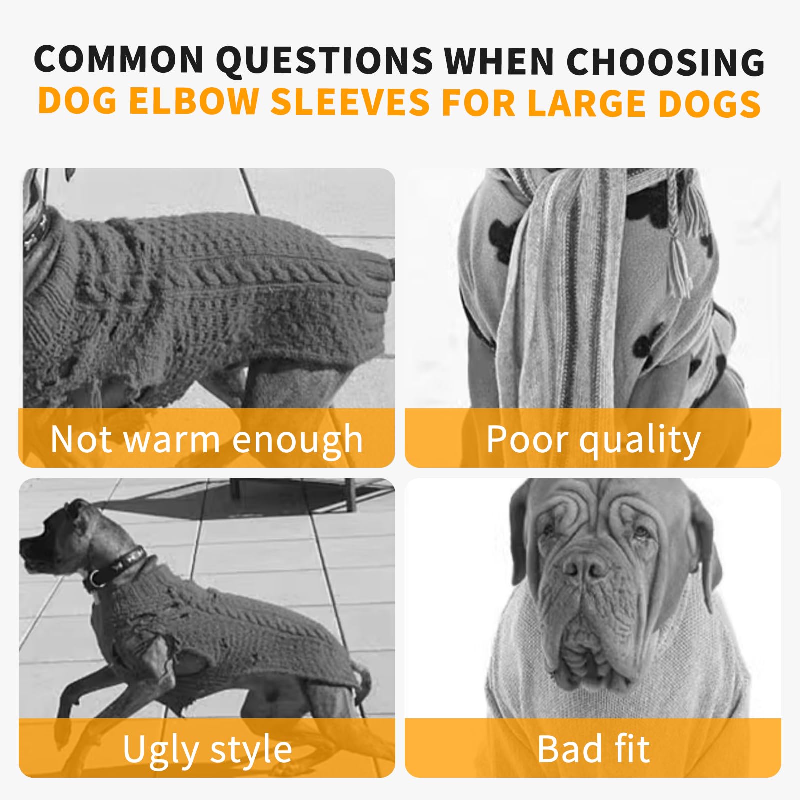 technodry Dog Leg Protectors, Soft Velvet Dog Sleeve for Elbow & Joint Support - Image 4