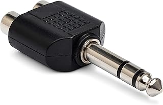 Hosa GPR-484 Dual RCA to 1/4" TRS Adaptor