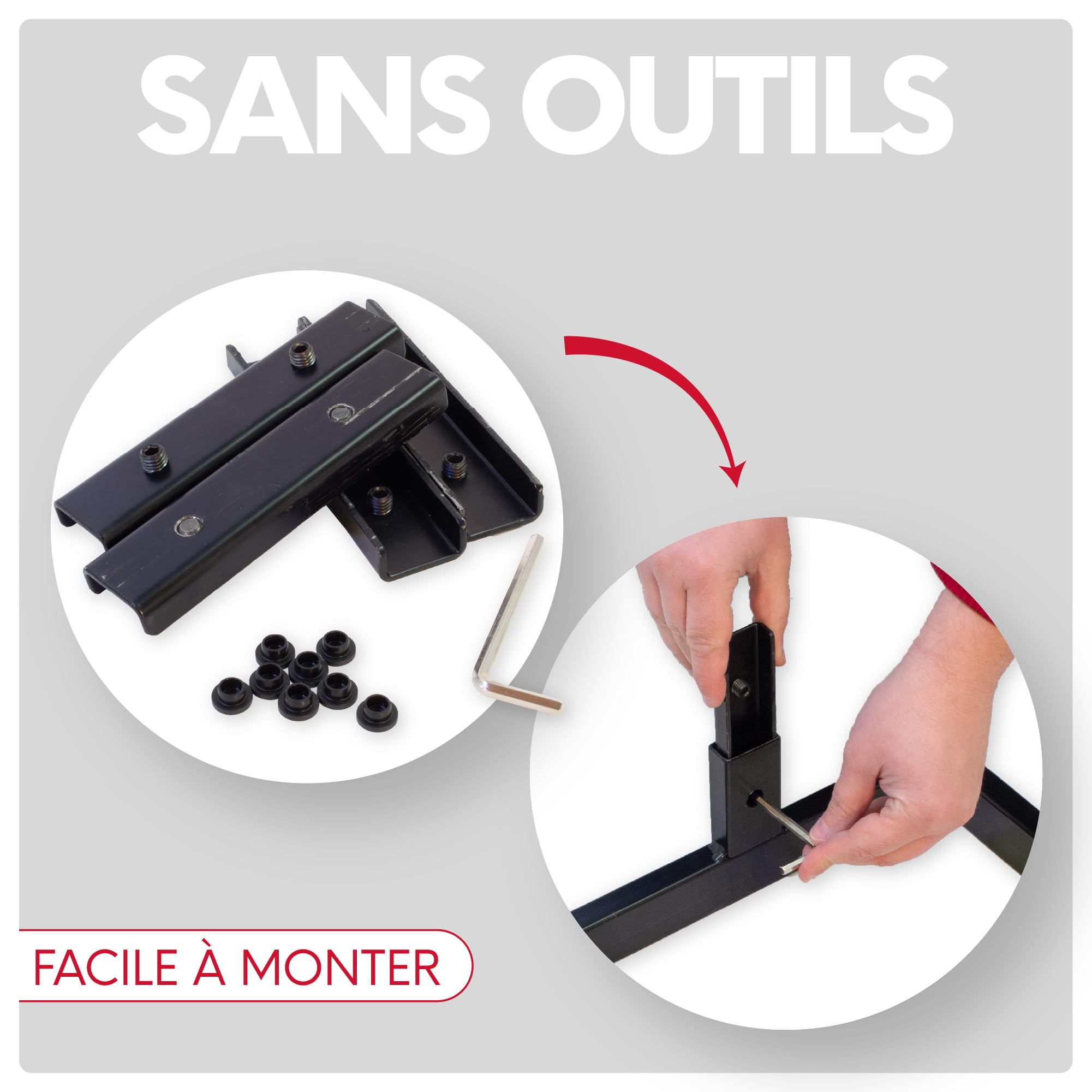 Support stop trottoir noir en acier double face 508 x ±706 mm, panneau publicitaire robuste pour affichage intérieur, présentoir métal pour visuel Ouvert/Fermé, montage facile sans outils
