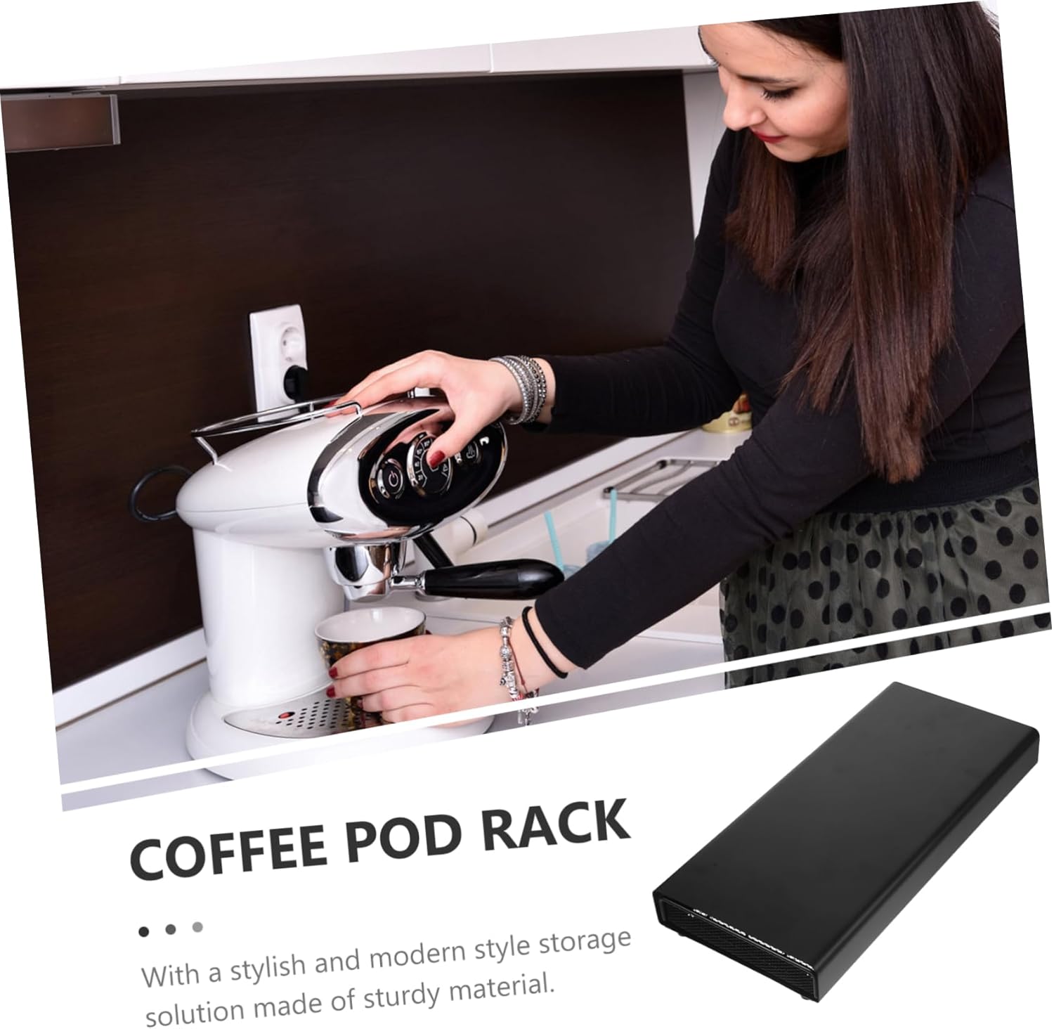 Coffee Capsule Holder Drawer Organizer for Kitchen Office Coffee Shops Capacity Storage for Easy Access Versatile Design