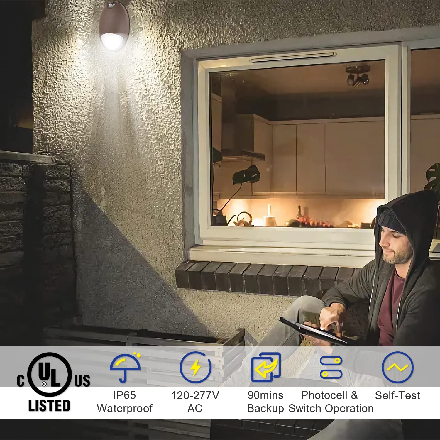 Replacement for LITHONIA XS Emergency Lighting 5AH AGM with F1 TERMINALS Battery by Technical Precision