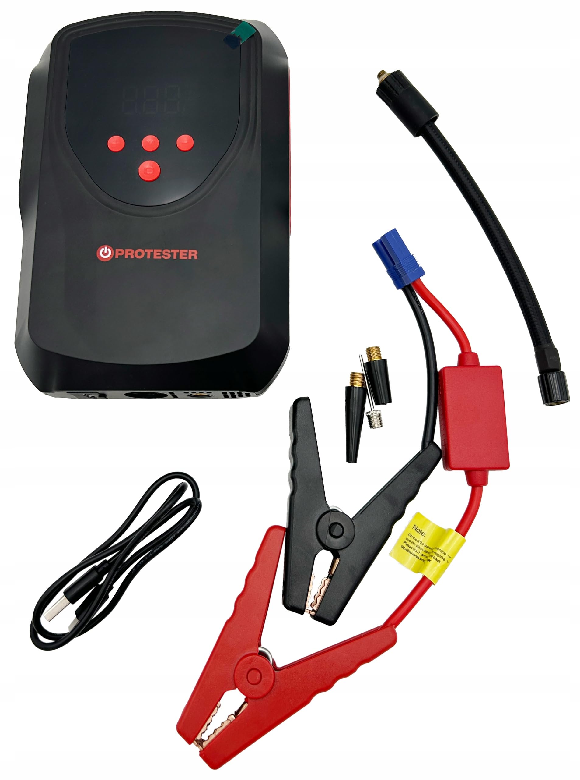 URZĄDZENIE ROZRUCHOWE/POWERBANK Jump Starter 15800mAh Booster Z KOMPRESOREM