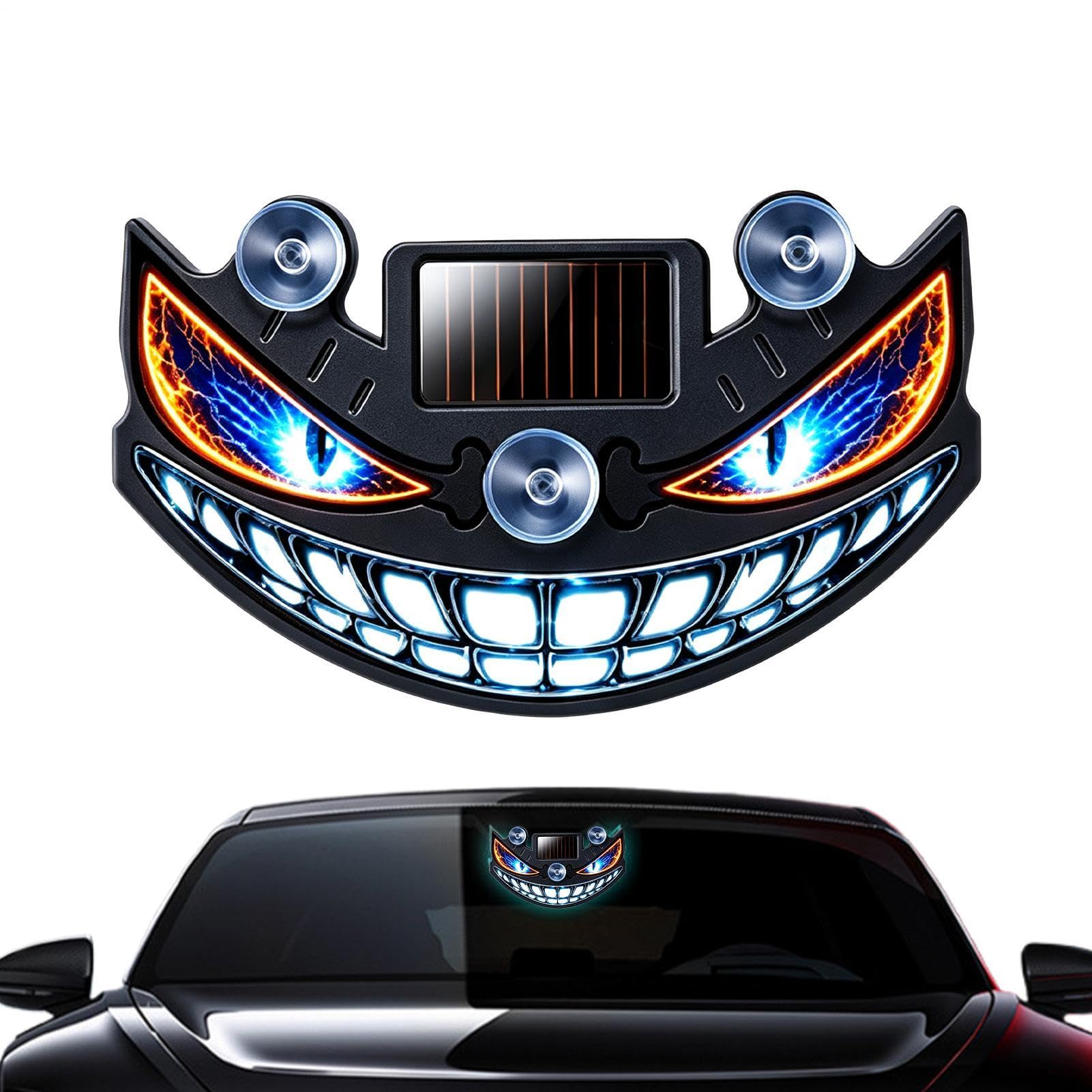 Ojos LED para coche con advertencia dinámica solar para SUV y motos