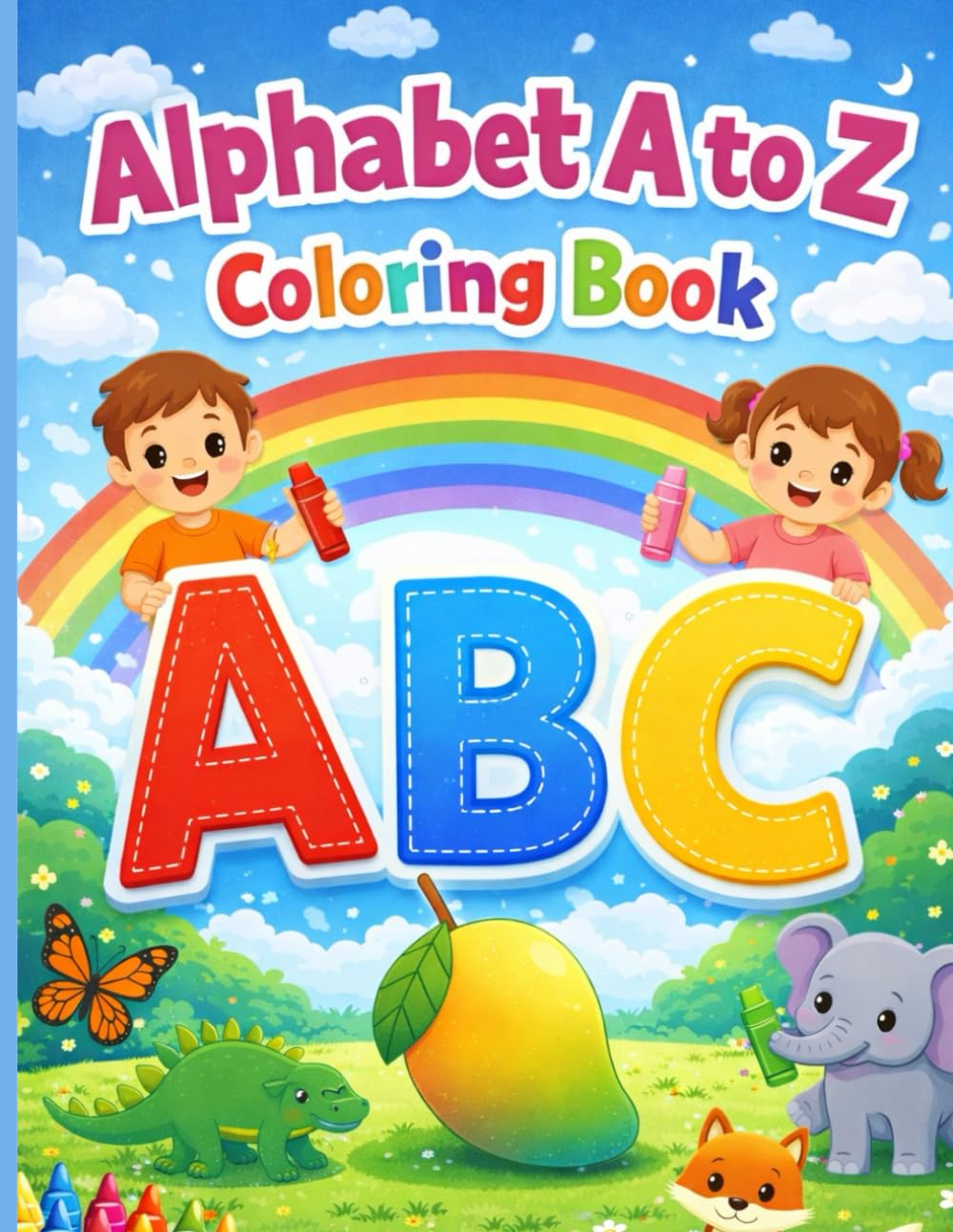 Alphabet A To Z Coloring Book