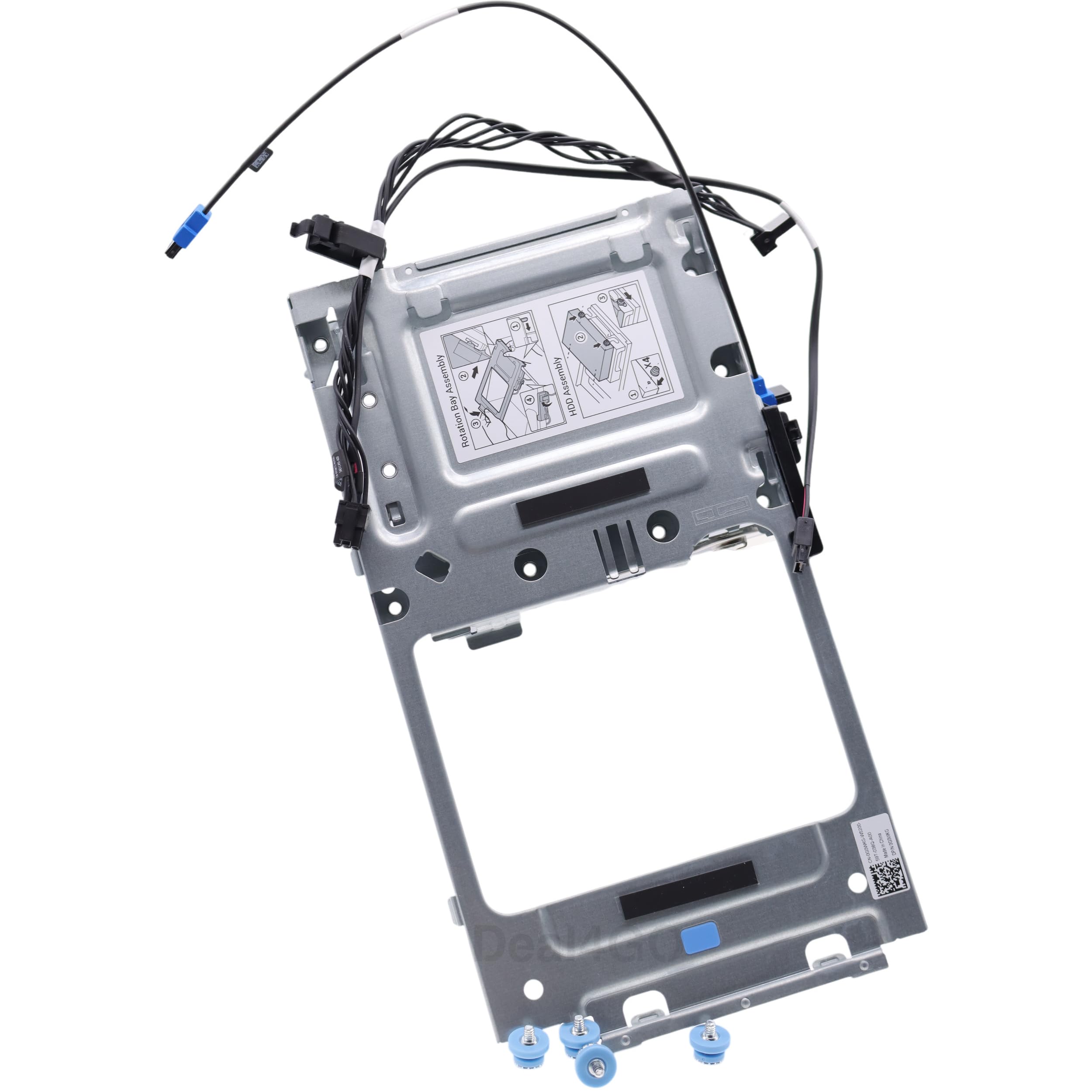 Deal4GO Staffa HDD ODD Caddy da 3,5 pollici w/cavo di alimentazione SATA G0WKG YJW72 MKT27 ricambio per Dell Tower QBT1250 QCT1250 QBS1250 QCS1250 FCS1250