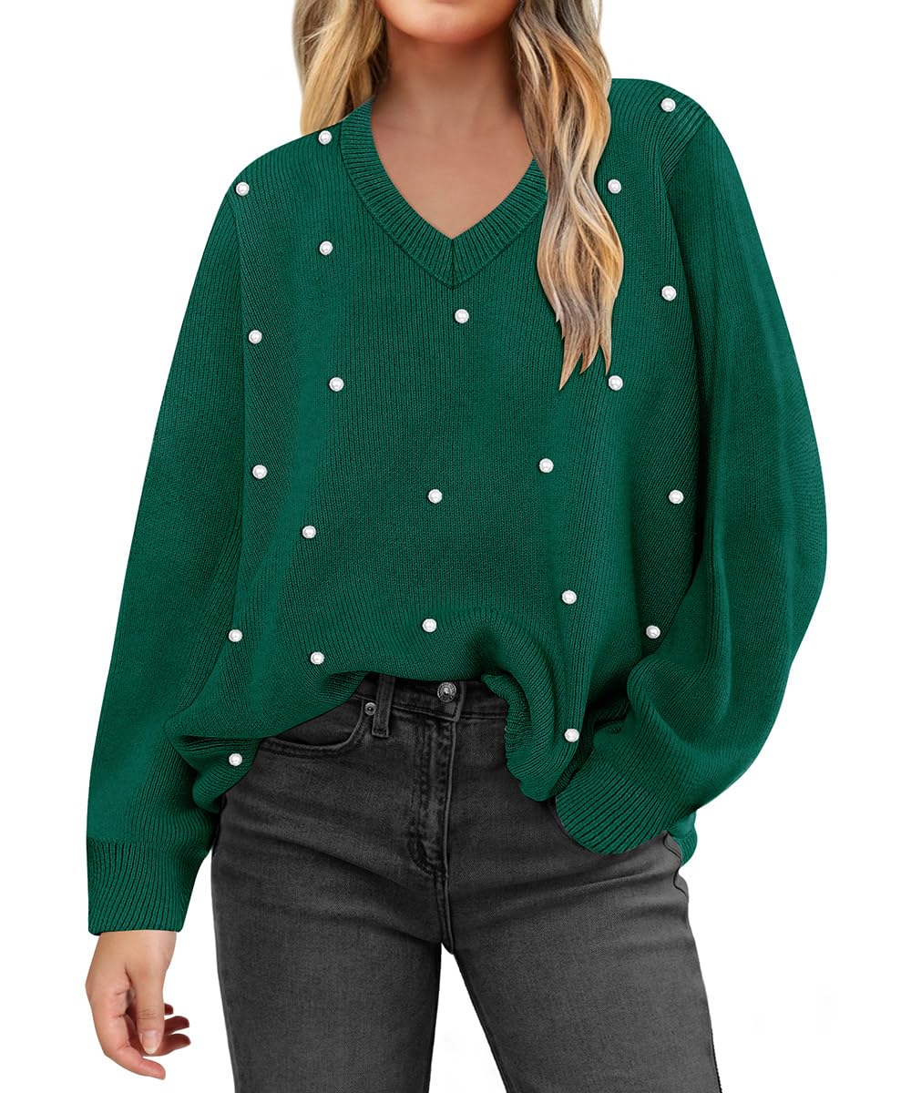 CARCOS Plus Size Sweaters for Women Pearl Zebra Print Cow Spots Print Long Sleeve Knitted Pullover Tops Winter