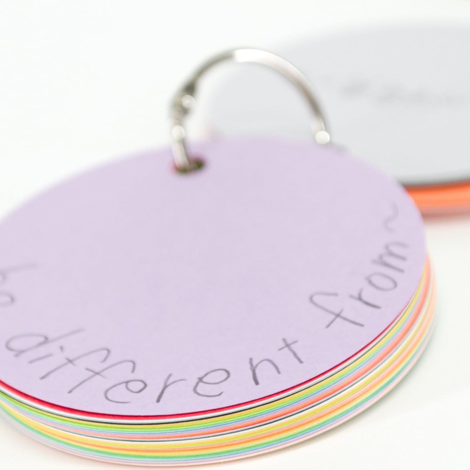 Amazon 他の受験生には教えたくない 色で覚える単語帳 単語カード ハート形 色アソート 60枚 単語帳 単語カード 文房具 オフィス用品