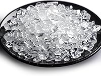 Vista 3 de Chips de Cristal de Yaxaita Pulida 200 Piezas - 0.3" 10 oz Chips de Piedra Pulida Chips de Piedras de Vidrio Marino Triturado Piedras de Cristal