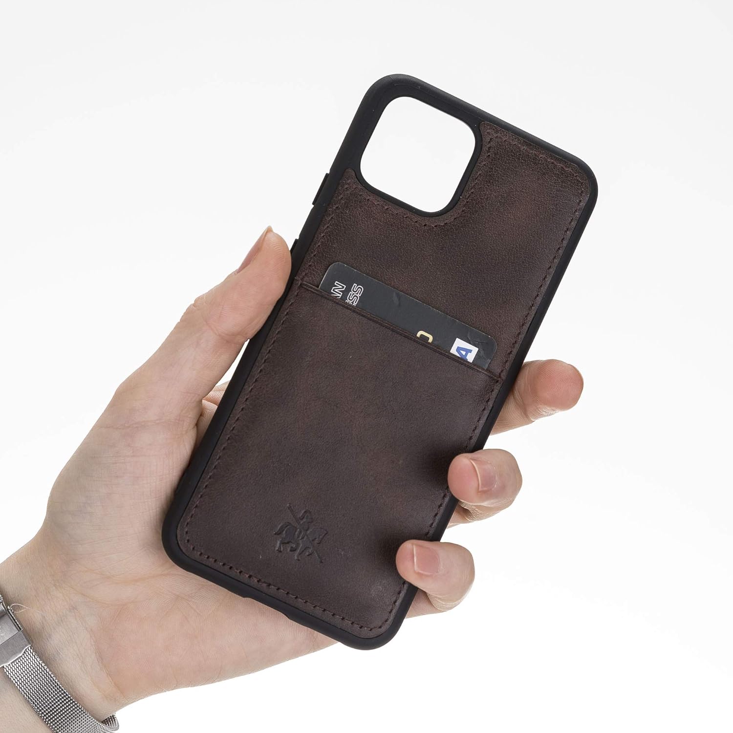 Venito Capri Snap On Leather Wallet Case Compatible with Google Pixel 4 (5.7 inch) - Extra Secure with Padded Back Cover & RFID Protection (Coffee Brown)