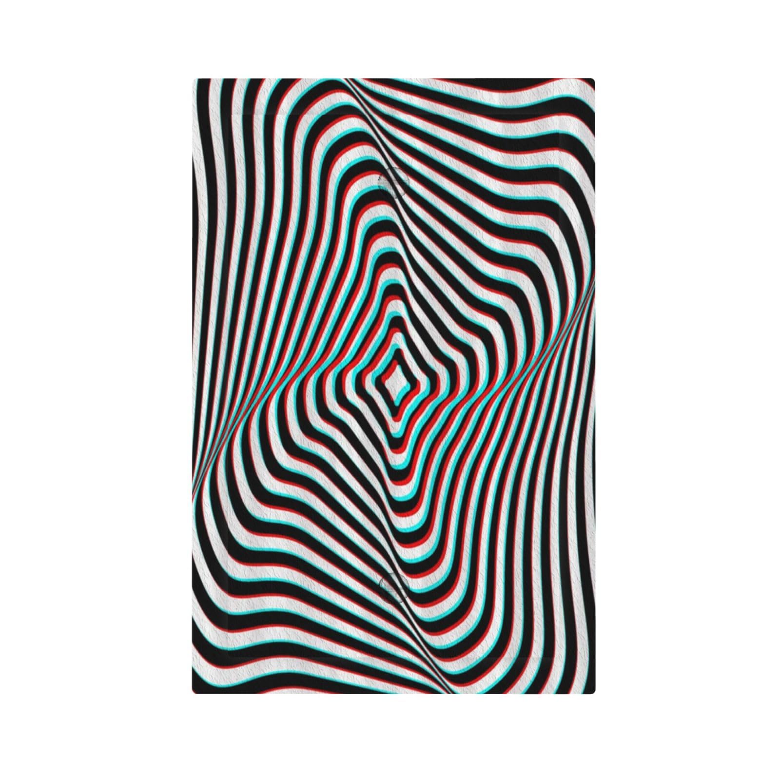 Spshian Decorative Light Switch Cover 3d Visual Optical Optical Illusion Wall Plate Cover 1 Gang Blank No Device Outlet Covers Electrical Switchplate for Bathroom Bedroom Decor