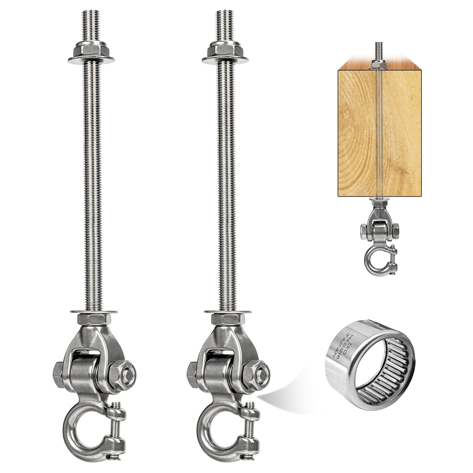 GANCIO PER AMACA IN ACCIAIO INOSSIDABILE SUPPORTO PER ALTALENA PER ATTREZZATURA PER YOGA DA TETTO HARDWARE PER S | Leroy Merlin