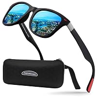 Perfectmiaoxuan Occhiali da Sole da Uomo Donna Polarizzati Protezione UV400 per Viaggio
