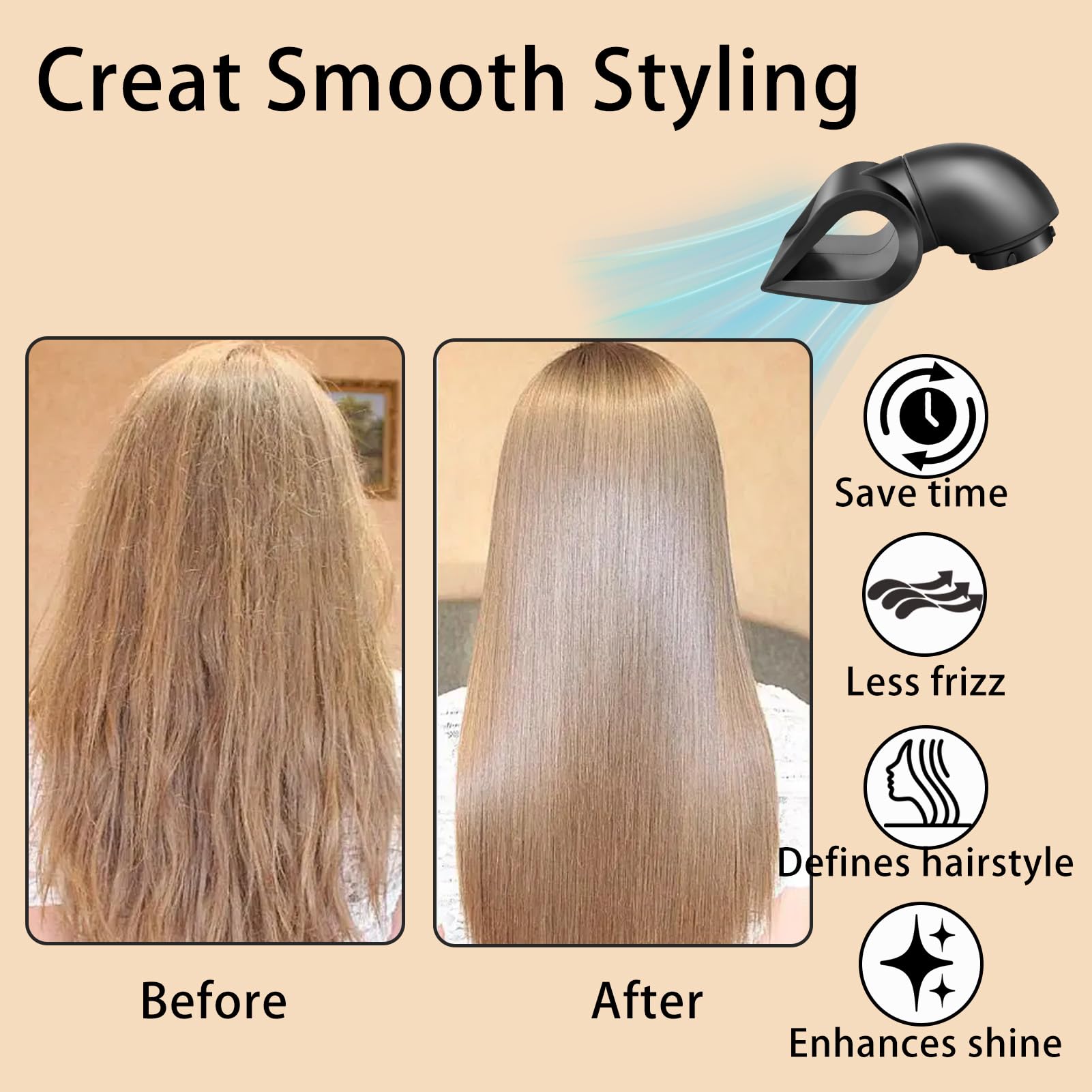 Ugello concentratore per styling per Dyson Airwrap Styler in una combinazione di asciugacapelli, strumenti professionali per parrucchieri, accessori per lo styling per Dyson Airwrap HS01 HS05