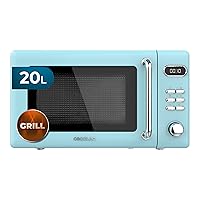 Cecotec Forno a Microonde Digitale con griglia da 20 litri Proclean 5110 Retro Blue. 700 W in 5 livelli