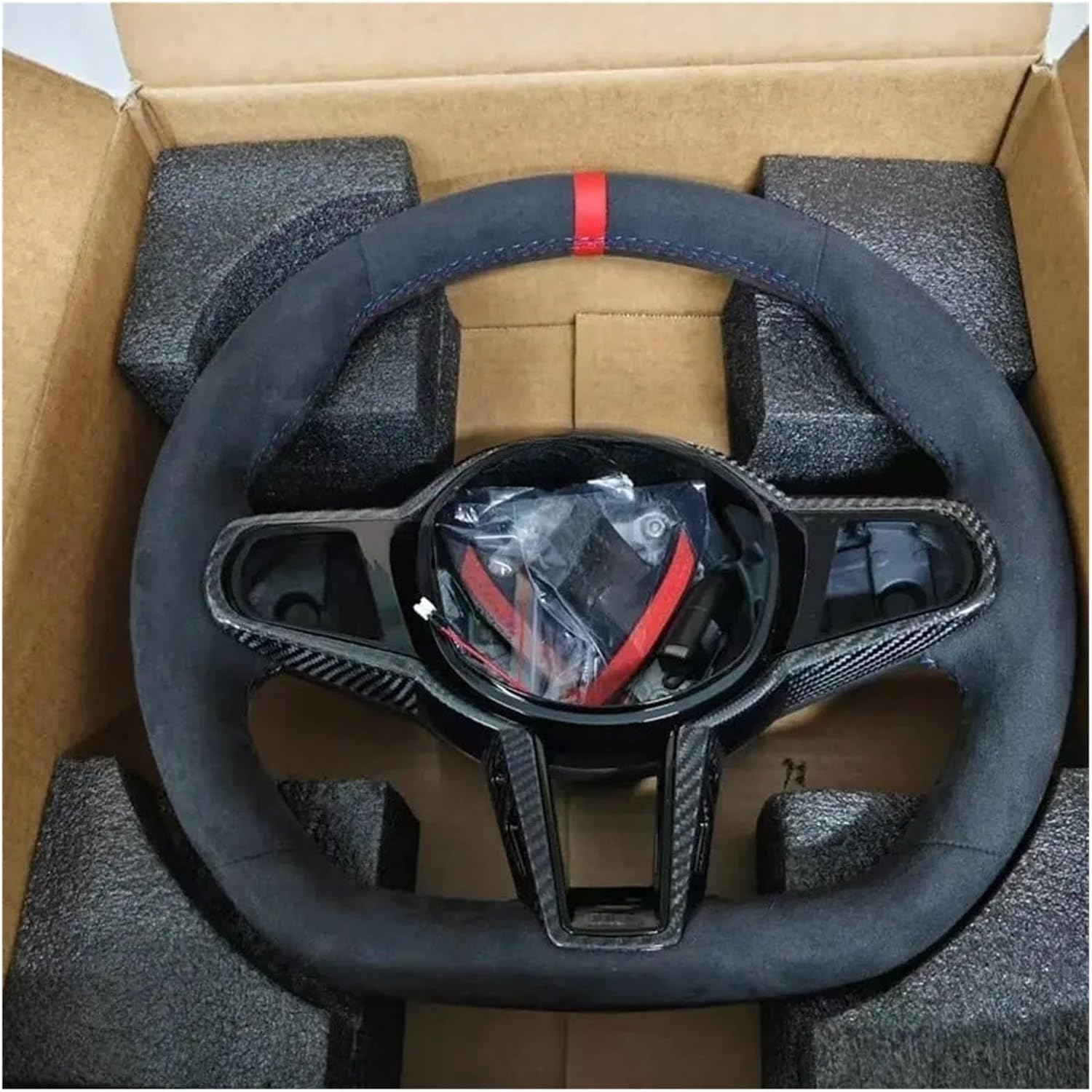 Steering Wheel CS Nappa Leather Compatible For BMW G02 G05 G06 G20 G21 G22 G26 G29 G80 G87 F40 I4 M40i M340i 330i M135i Car Accessories(With heating touch)
