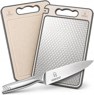 Conjunto de utensílios de cozinha ergonômicos com tábua de corte antiderrapante