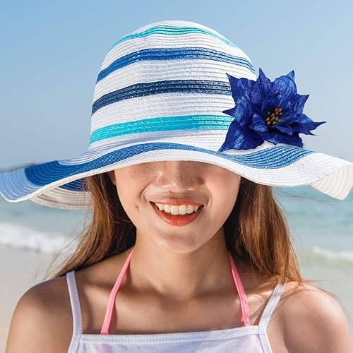 Miniatura 3 de EXCEART 7 piezas de flores de Navidad con purpurina para árbol de Navidad, flores de pascua artificiales, corona de bricolaje para decoración de