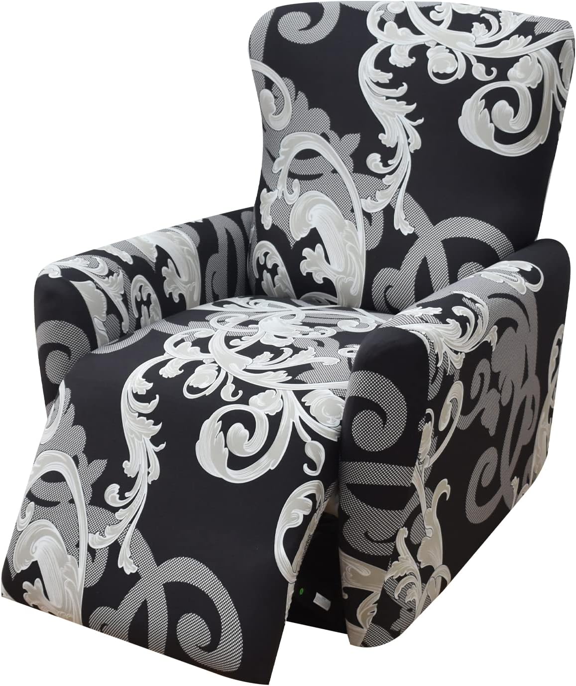 KRFOONN Recliner Slipcovers Stretch Printed Sofa Cover 4Piece Lazy Boy